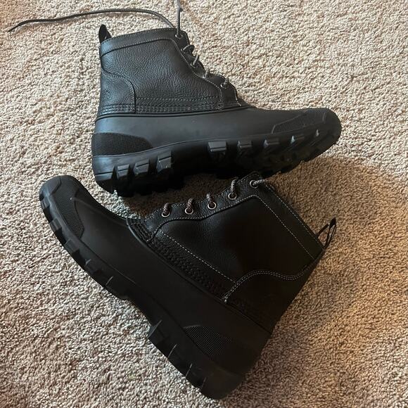 Kamik Alpine Design Leather Upper Snow Boots Size 9 - Picture 1 of 9